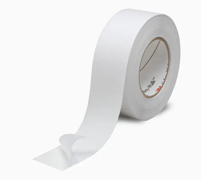3M Safety-Walk Nasszone Fein, Typ 3, 200 Serie, Weiß, 50 mm x 18,3 m, 2 Rollen / Karton