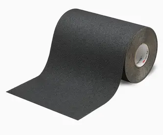 3M Safety-Walk Nasszone Medium (Typ 3) 300 Serie, Schwarz, 305 mm x 18,3 m, 1 Rolle / Karton