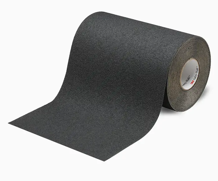 3M Safety-Walk Nasszone Medium (Typ 3) 300 Serie, Schwarz, 100 mm x 18,3 m, 1 Rolle / Karton