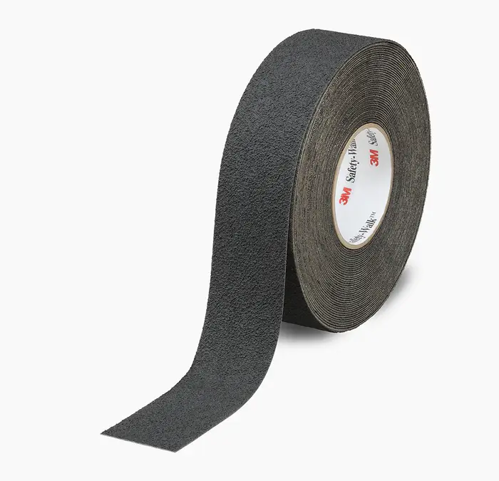 3M Safety-Walk Nasszone Medium, Typ 3, 300 Serie, Schwarz, 25 mm x 18,3 m, 1 Rolle/Karton
